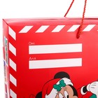 Пакет подарочный "Новый год" 40х30х19 см, Микки Маус - Фото 2