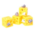 Антистресс сквиш мялка «Сырные прятки», в шоубоксе, МИКС - Фото 2