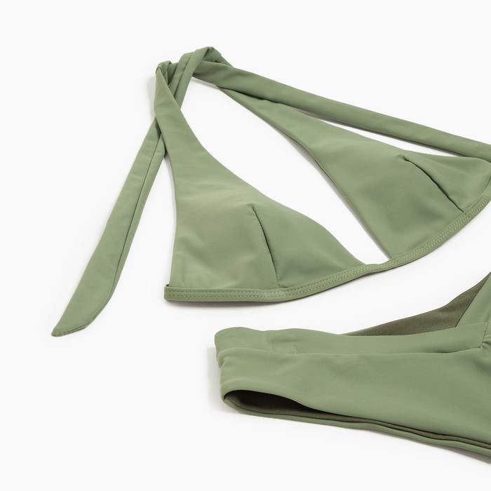 Купальник женский раздельный MINAKU цвет зелёный, размер 46
