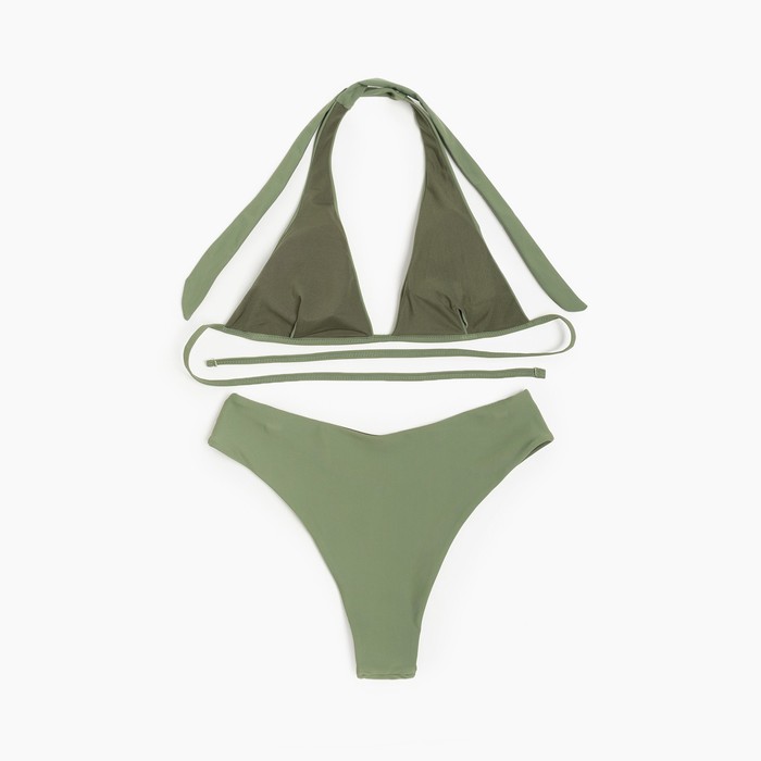 Купальник женский раздельный MINAKU цвет зелёный, размер 46