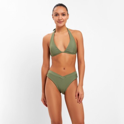 Купальник женский раздельный MINAKU цвет зелёный, размер 48