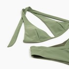 Купальник женский раздельный MINAKU цвет зелёный, размер 50 - Фото 6