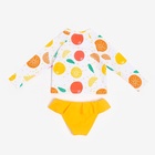 Купальник раздельный детский MINAKU с рукавами, рост 134-140 см - Фото 9