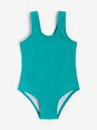 Купальник для девочки слитный MINAKU: Swim Collection, зелёный, рост 116-122 см - Фото 6