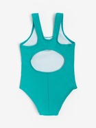 Купальник для девочки слитный MINAKU: Swim Collection, зелёный, рост 128-134 см - Фото 9