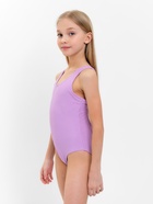 Купальник для девочки слитный MINAKU: Swim Collection, сиреневый, рост 122-128 см - Фото 2