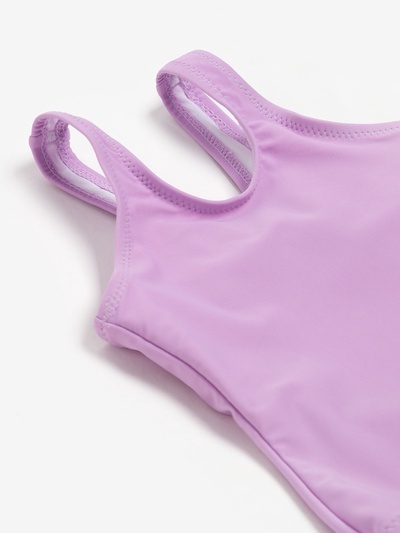 Купальник для девочки слитный MINAKU: Swim Collection, сиреневый, рост 122-128 см