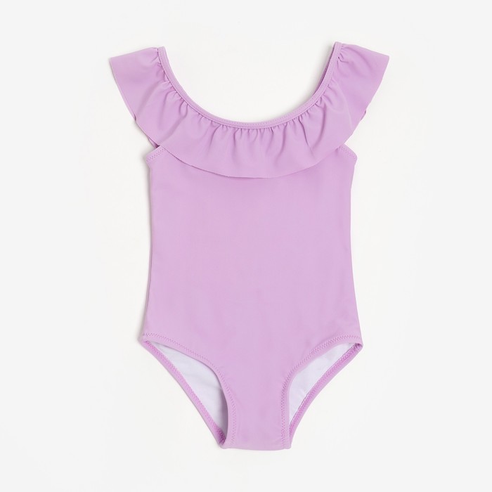 Купальник слитный детский MINAKU, сиреневый, рост 140-146 см