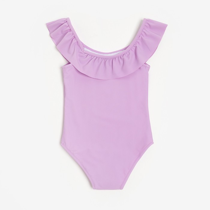 Купальник слитный детский MINAKU, сиреневый, рост 140-146 см