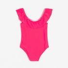 Купальник для девочки слитный MINAKU, розовый, рост 122-128 см 9136828