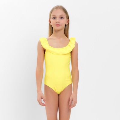 Купальник слитный детский MINAKU, жёлтый, рост 110-116 см