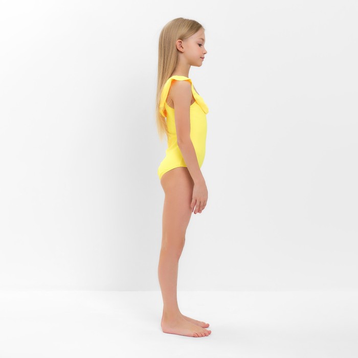 Купальник слитный детский MINAKU, жёлтый, рост 128-134 см