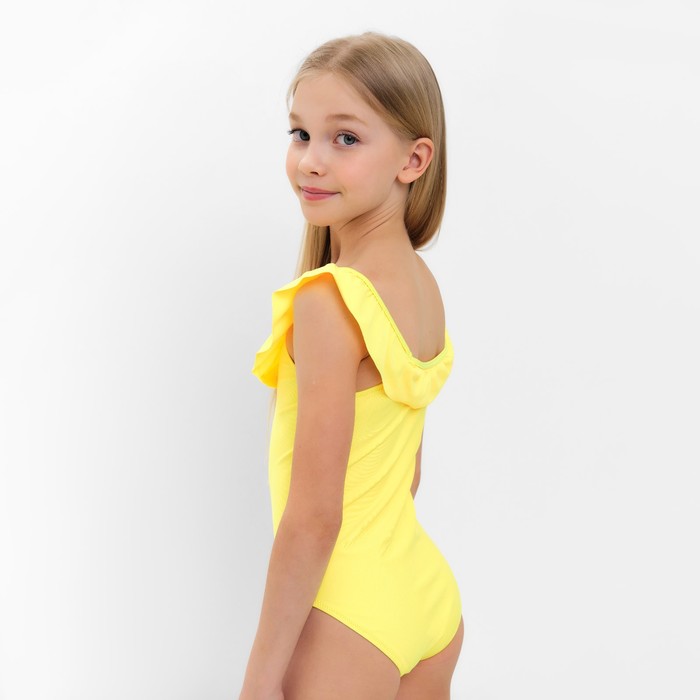 Купальник слитный детский MINAKU, жёлтый, рост 128-134 см