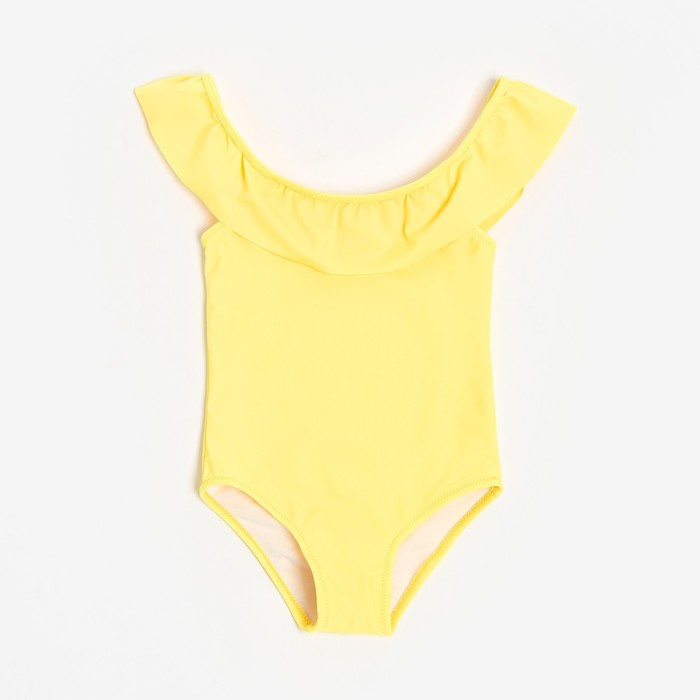 Купальник слитный детский MINAKU, жёлтый, рост 128-134 см