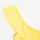 Купальник для девочки слитный MINAKU, жёлтый, рост 128-134 см 9136835