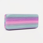 Футляр для очков, хлопушка, длина 16 см, цвет розовый/зелёный - фото 21901719