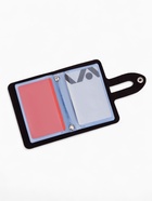 Визитница на кнопке, 24 карты, однотонная, чёрная - Фото 3