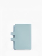 Визитница на кнопке, 24 карты, однотонная, мятная - Фото 5