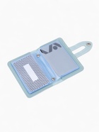 Визитница на кнопке, 26 карт, однотонная, мятная - Фото 3