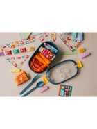 Ланч-бокс в школу, контейнер для еды, 850 мл, с приборами, 22.5×12.5×7 см, пластик, синий - Фото 7