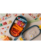 Ланч-бокс в школу, контейнер для еды, 850 мл, с приборами, 22.5×12.5×7 см, пластик, синий - Фото 8