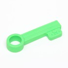 Игрушка жевательная "Ключик", TPR, 10 см, зелёная - Фото 2
