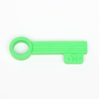 Игрушка жевательная «Ключик», TPR, 10 см, зелёная 7989626 - фото 835448