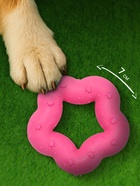 Жевательная игрушка для собак «Пленительная звезда», 7 см, TPR, розовая - Фото 2
