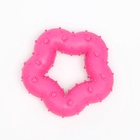 Жевательная игрушка для собак «Пленительная звезда», 7 см, TPR, розовая - Фото 4
