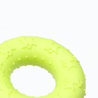 Игрушка резиновая жевательная "Пончик", 7 см, жёлтая - Фото 3