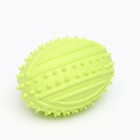 Жевательная игрушка для собак «Граната», 10 см, TPR, салатовая - Фото 2