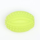 Жевательная игрушка для собак «Граната», 10 см, TPR, салатовая - Фото 3