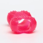 Игрушка жевательная суперпрочная "Кость малая", 8,5 см, розовая - Фото 3