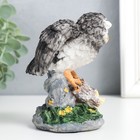 Фигурка полистоун «Филин на цветочной горке», 8×7.5×11.5 см  (артикул 9197307)  большой выбор товаров оптом и в розницу по низким ценам с доставкой