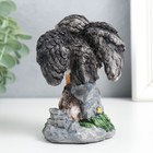 Фигурка полистоун «Филин на цветочной горке», 8×7.5×11.5 см  (артикул 9197307)  большой выбор товаров оптом и в розницу по низким ценам с доставкой