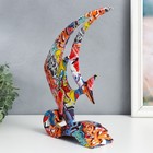 Сувенир полистоун "Рыбка" граффити 7,5х25х33 см - фото 21901989