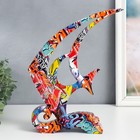 Сувенир полистоун "Рыбка" граффити 7,5х25х33 см - фото 21901990