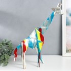 Сувенир полистоун "Любопытный жираф" подтёки краски 12х40х49 см - Фото 2