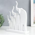 Сувенир полистоун "Четыре слона" белый 7х24х32 см - фото 21902073