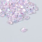 Декор для творчества пластик "Вытянутый кристаллик" набор 60 шт фиолет 0,8х0,6 см - фото 280873298
