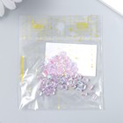 Декор для творчества пластик "Вытянутый кристаллик" набор 60 шт фиолет 0,8х0,6 см - Фото 4