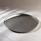 Блюдо с бортом Trend, d=32 см, цвет серый - фото 25478690