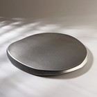 Блюдо с бортом Trend, d=32 см, цвет серый - фото 25478691