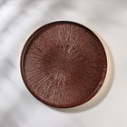 Блюдо с бортом Victoria Marrone, d=28 см, цвет бронзовый - Фото 1