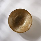 Салатник «Фейерверк», 650 мл, d=15 см, стекло, золотистый - Фото 2