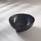 Салатник «Фейерверк», 650 мл, d=15 см, стекло, синий - Фото 1