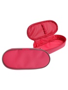 Пенал - футляр Calligrata, 85×210×50 мм, мягкий, текстильный, 1 отделение, малиновый - Фото 4