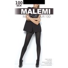 Колготки женские MALEMI Micro Velour 100 цвет чёрный (nero), р-р 3 - Фото 1