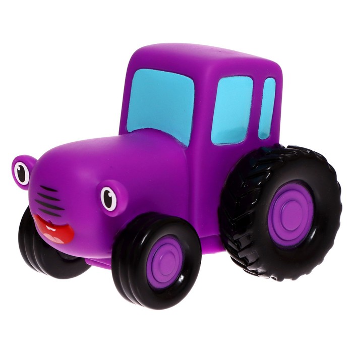 Игрушка для ванны «Синий трактор», цвет розовый, 10 см - Фото 1