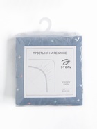 Простыня на резинке 2-спальная «Этель» Love for two, 160×200+25 см, бязь - Фото 6